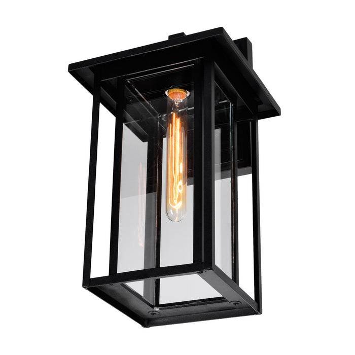 CWI Lighting - 0417W9-1-101 - One Light Outdoor Wall Mount - Crawford - Black