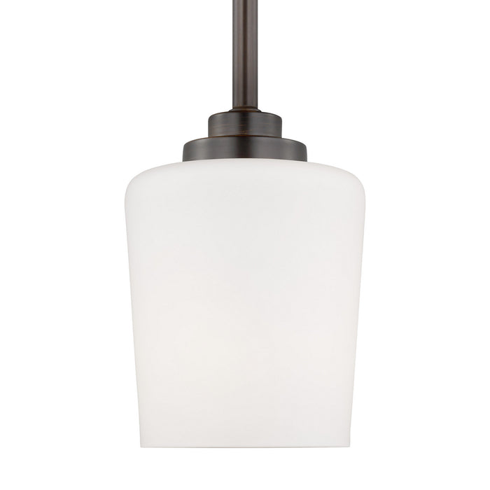 Generation Lighting - 6102801-710 - One Light Mini-Pendant - Windom - Bronze