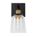 Capital Lighting - 3711AB-135 - One Light Wall Sconce - Independent - Aged Brass and Black