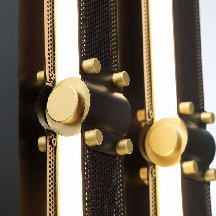 Eurofase - 42716-013 - LED Outdoor Wall Sconce - Admiral - Black/Gold