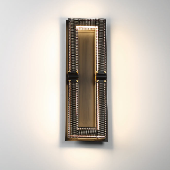 Eurofase - 42716-013 - LED Outdoor Wall Sconce - Admiral - Black/Gold