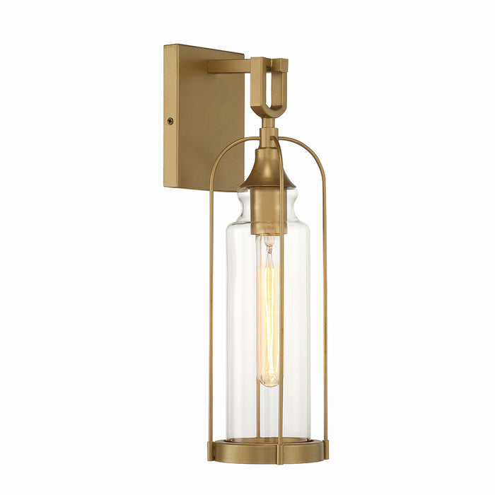 Eurofase - 42726-025 - One Light Outdoor Wall Sconce - Yasmin - Aged gold