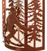 Meyda Tiffany - 240975 - Two Light Wall Sconce - Alpine - Rust