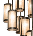 Meyda Tiffany - 245270 - Nine Light Chandelier - Cartier - Oil Rubbed Bronze