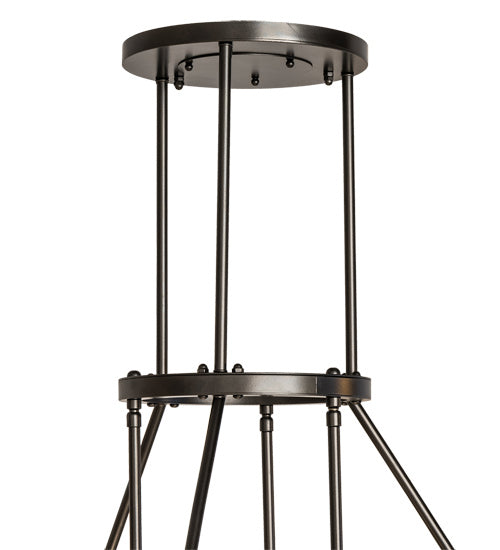 Meyda Tiffany - 245270 - Nine Light Chandelier - Cartier - Oil Rubbed Bronze