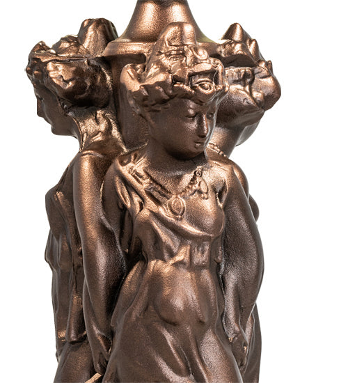Meyda Tiffany - 245481 - Three Light Table Lamp - Tiffany Candice - Mahogany Bronze