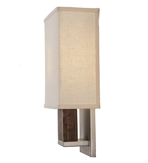 Meyda Tiffany - 245963 - LED Wall Sconce - Navesink - Nickel,Natural Wood