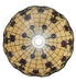 Meyda Tiffany - 245984 - Nine Light Pendant - Roseborder - Mahogany Bronze
