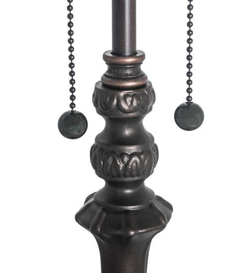 Meyda Tiffany - 67806 - Three Light Table Base - Classic - Mahogany Bronze