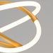 ET2 - E25092-01BKGLD - LED Mini Pendant - Mobius - Black / Gold