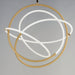 ET2 - E25096-01BKGLD - LED Pendant - Mobius - Black / Gold