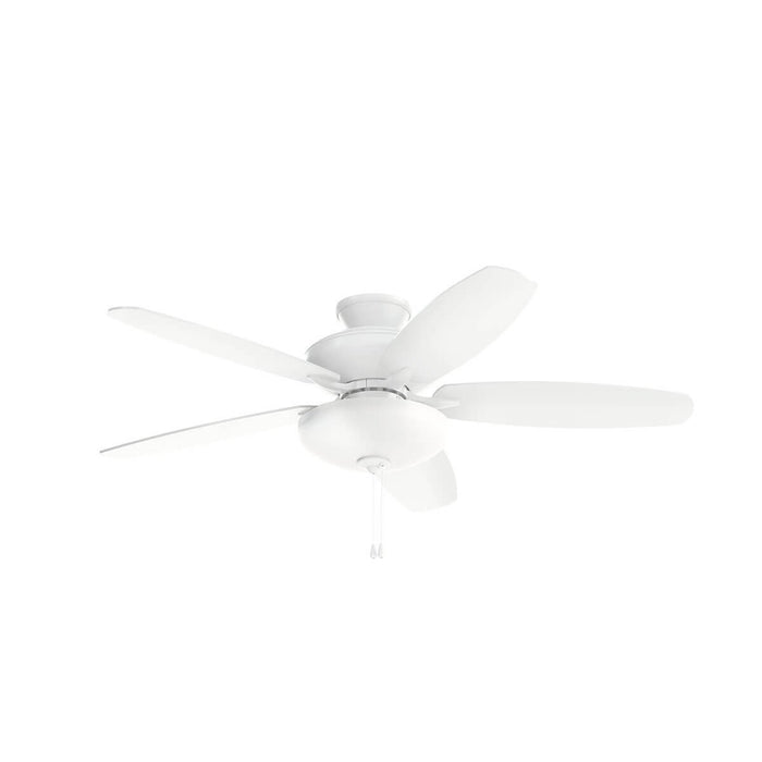 Kichler - 330161MWH - 52``Ceiling Fan - Renew Select - Matte White