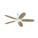 Kichler - 330165MWH - 52``Ceiling Fan - Renew Patio - Matte White