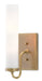 Currey and Company - 5800-0010 - One Light Wall Sconce - Antique Brass/Opaque Glass