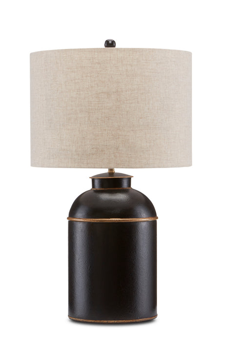 Currey and Company - 6000-0703 - One Light Table Lamp - Black/Gold