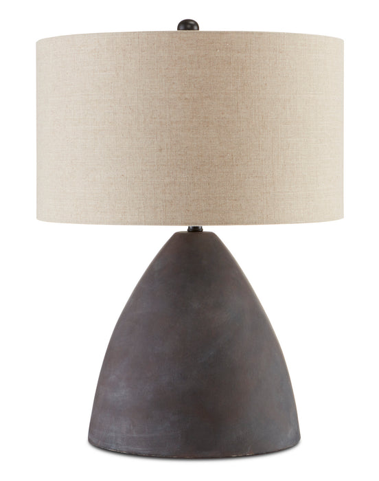 Currey and Company - 6000-0711 - One Light Table Lamp - Antique Black