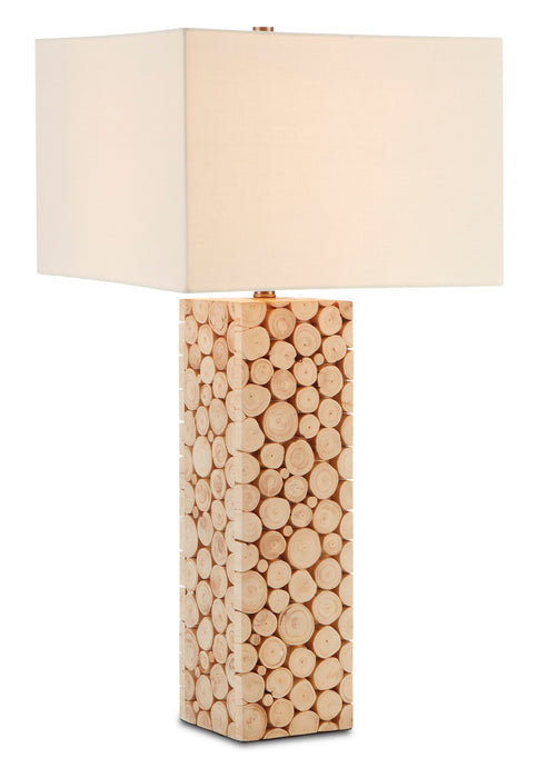 Currey and Company - 6000-0738 - One Light Table Lamp - Natural Wood