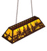 Meyda Tiffany - 121583 - Six Light Pendant - Tall Pines - Rust