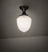 Meyda Tiffany - 176840 - One Light Semi-Flushmount - Revival - Craftsman Brown
