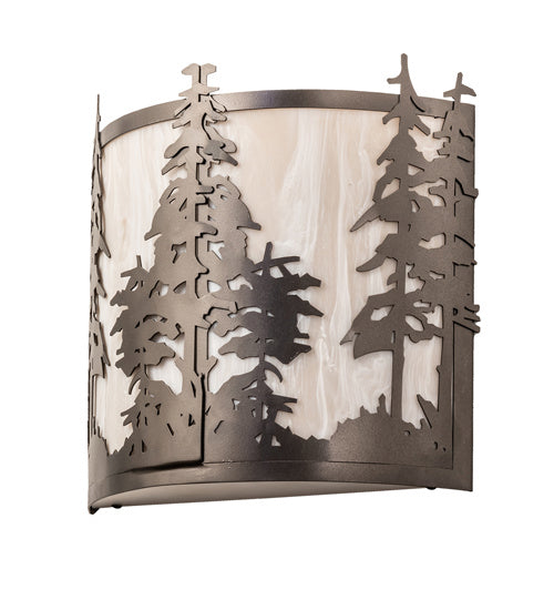 Meyda Tiffany - 240270 - LED Wall Sconce - Tall Pines - Oil Rubbed Bronze