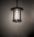 Meyda Tiffany - 241069 - One Light Pendant - Fulton - Craftsman Brown