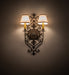 Meyda Tiffany - 241821 - Two Light Wall Sconce - Louisa - Timeless Bronze