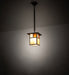 Meyda Tiffany - 242502 - One Light Pendant - Hyde Park - Craftsman Brown