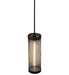 Meyda Tiffany - 246528 - Nine Light Pendant - Cilindro Cage - Wrought Iron