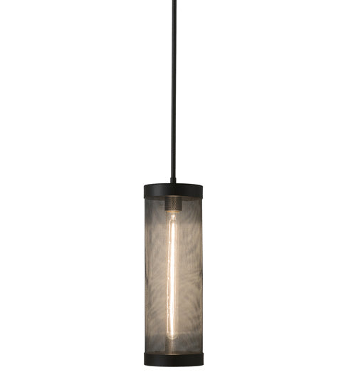 Meyda Tiffany - 246528 - Nine Light Pendant - Cilindro Cage - Wrought Iron