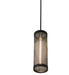 Meyda Tiffany - 246528 - Nine Light Pendant - Cilindro Cage - Wrought Iron