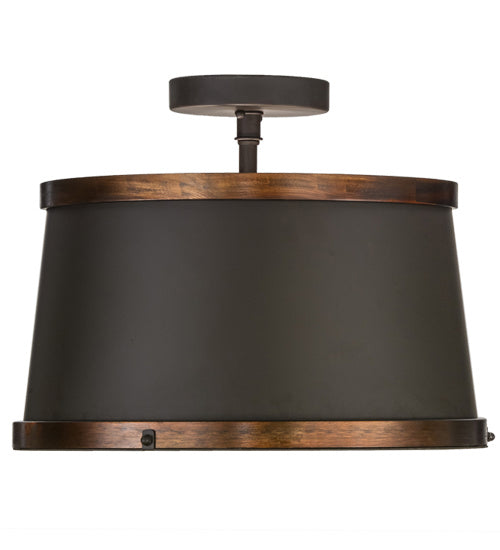 Meyda Tiffany - 246740 - Four Light Semi-Flushmount - Cilindro