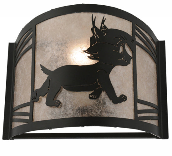 Meyda Tiffany - 247183 - One Light Wall Sconce - Lynx On The Loose