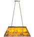 Meyda Tiffany - 51895 - Six Light Pendant - Elk At Lake - Antique Copper