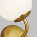 Generation Lighting - AEV1011BBS - One Light Vanity - Galassia - Burnished Brass