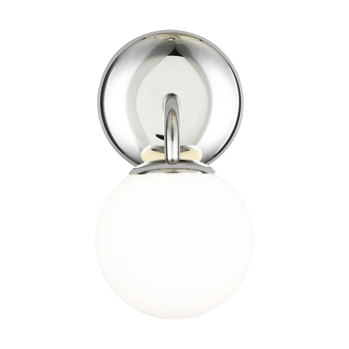 Generation Lighting - AEV1011PN - One Light Vanity - Galassia - Polished Nickel