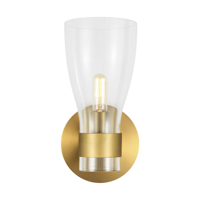 Generation Lighting - AEV1001BBS - One Light Wall Sconce - Moritz - Burnished Brass