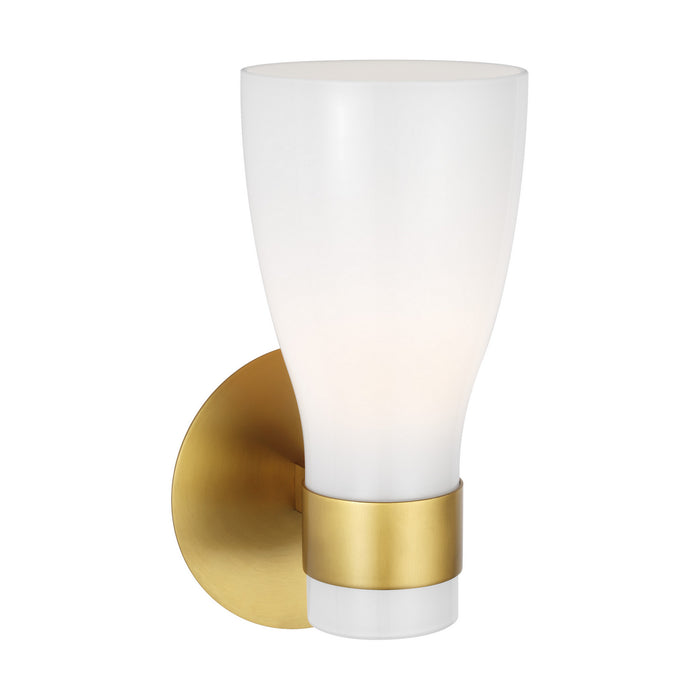 Generation Lighting - AEV1001BBSMG - One Light Wall Sconce - Moritz - Burnished Brass