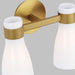 Generation Lighting - AEV1002BBSMG - Two Light Vanity - Moritz - Burnished Brass