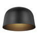 Tech Lighting - 700FMFND15B-LED930 - LED Flush Mount - Foundry - Nightshade Black