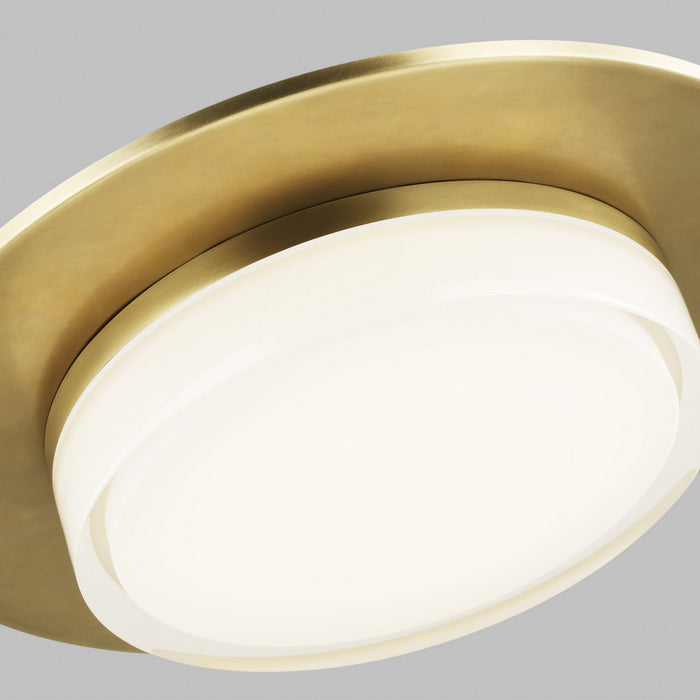 Tech Lighting - 700FMSEN17NB-LED927 - LED Flush Mount - Sen - Natural Brass