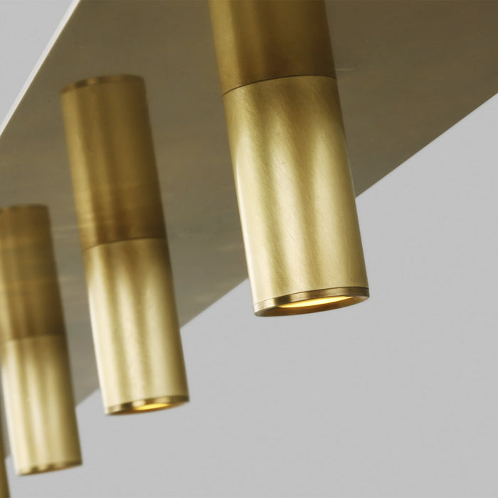 Tech Lighting - 700LSPNT50NB-LED930 - LED Linear Suspension - Ponte - Natural Brass
