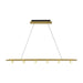 Tech Lighting - 700LSPNT50NB-LED930-277 - LED Linear Suspension - Ponte - Natural Brass