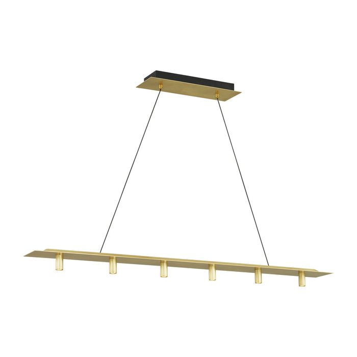 Tech Lighting - 700LSPNT50NB-LED930-277 - LED Linear Suspension - Ponte - Natural Brass