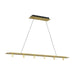 Tech Lighting - 700LSPNT50NB-LED930-277 - LED Linear Suspension - Ponte - Natural Brass