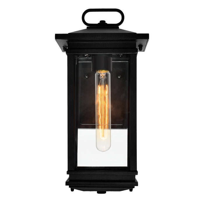 CWI Lighting - 0422W7-1-101 - One Light Outdoor Wall Lantern - Oakwood - Black