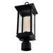 CWI Lighting - 0422PT7-1-101 - One Light Outdoor Lantern Head - Oakwood - Black