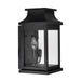 CWI Lighting - 0418W7S-2 - Two Light Outdoor Wall Lantern - Milford - Black
