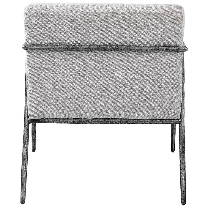 Uttermost - 23660 - Accent Chair - Brisbane - Natural Distressed Charcoal