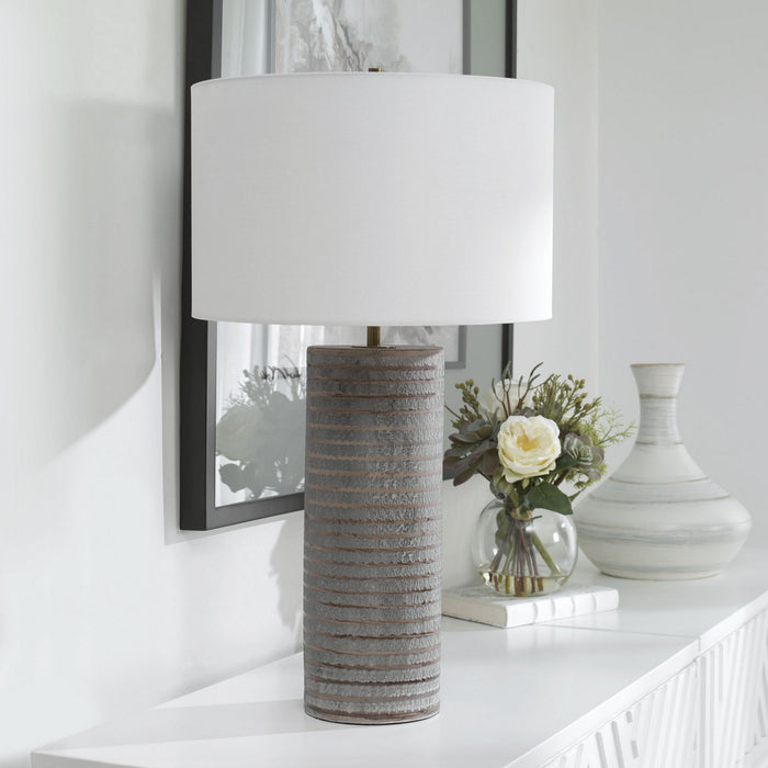 Uttermost - 29994 - One Light Table Lamp - Monolith - Antique Brass