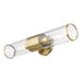 Livex Lighting - 17282-01 - Two Light Vanity - Bancroft - Antique Brass